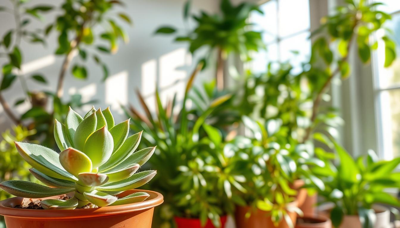 UV light mold prevention on indoor plants