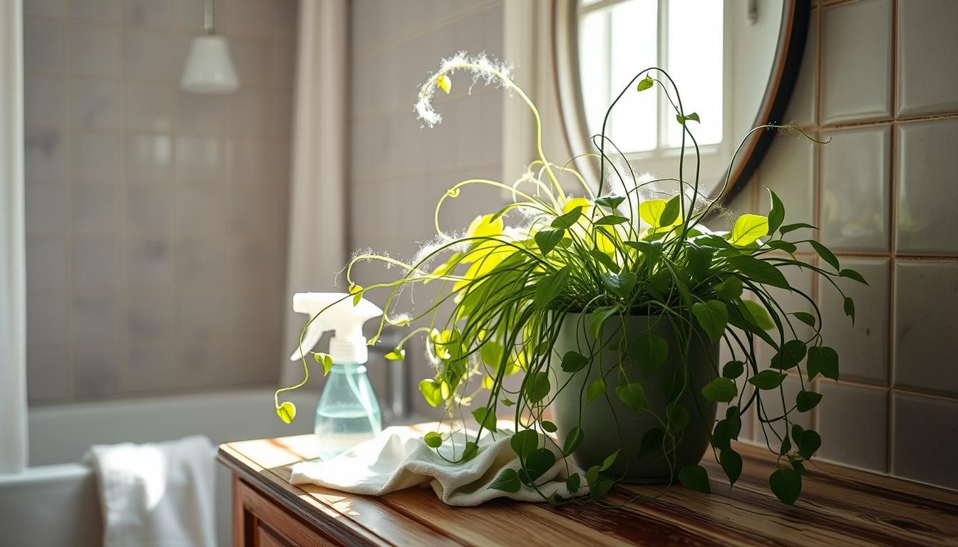 bathroom plant maintenance