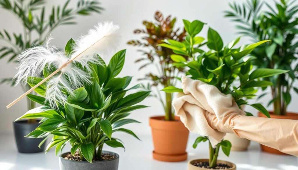 faux plant cleaning methods
