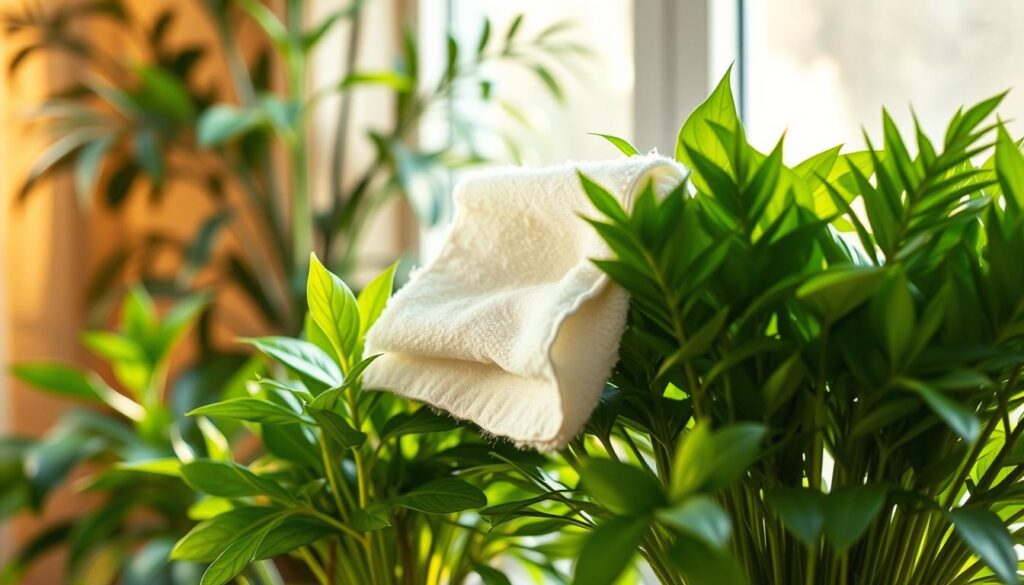 preventing dust on plants