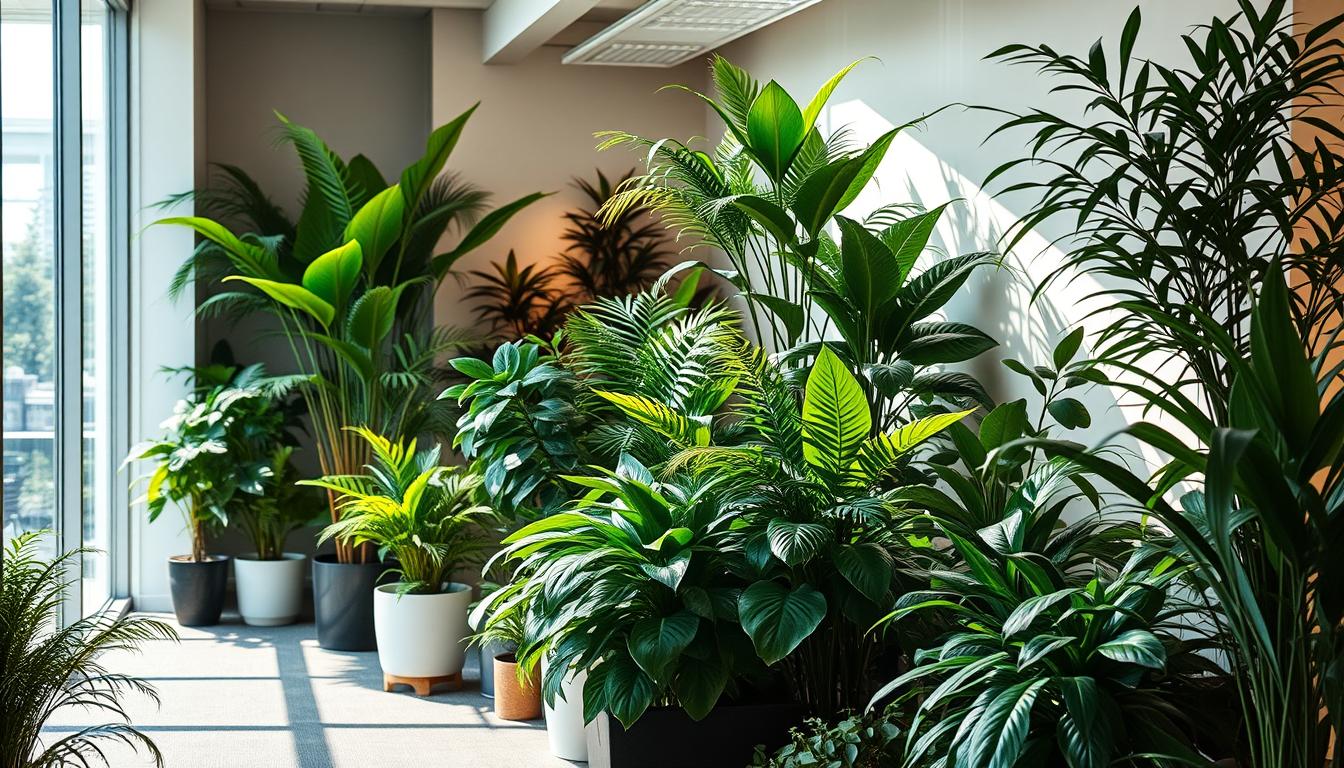 faux plants in biophilic design