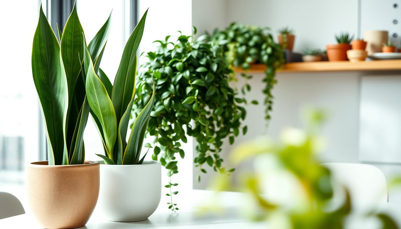 low-maintenance office plants