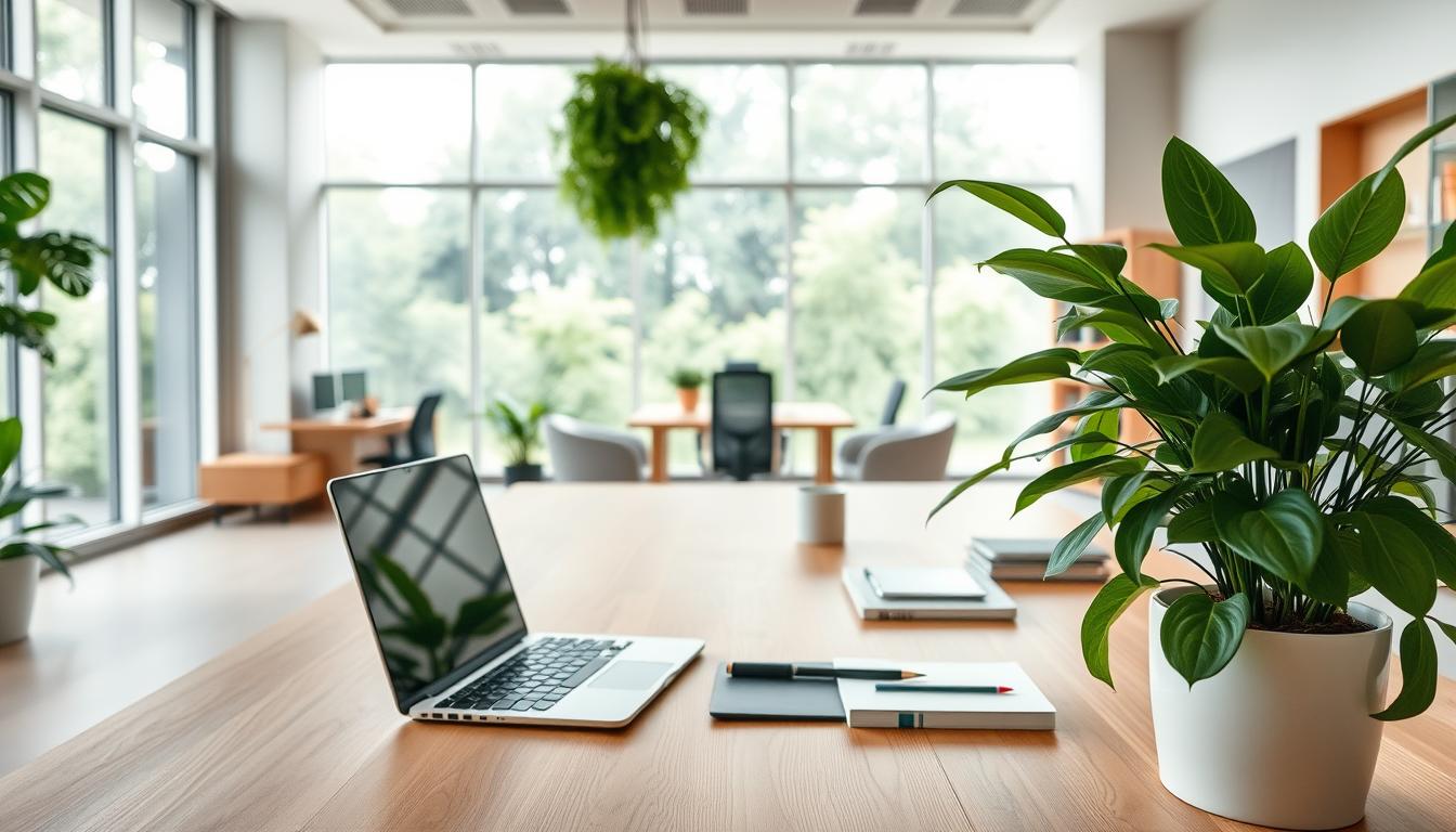 office comfort optimization with indoor plants
