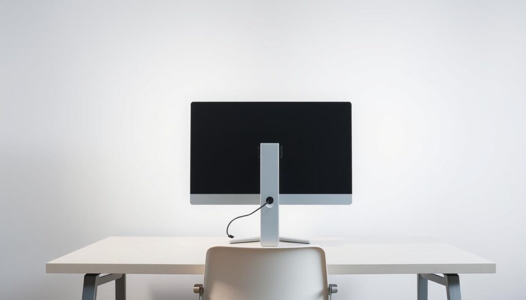monitor placement for eye-level alignment monitor placement for eye-level alignment