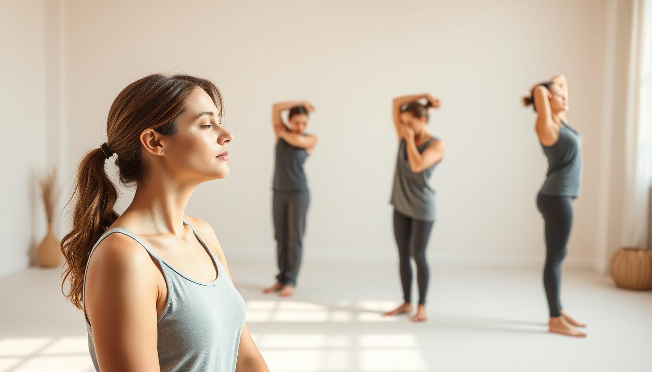neck tension relief stretches