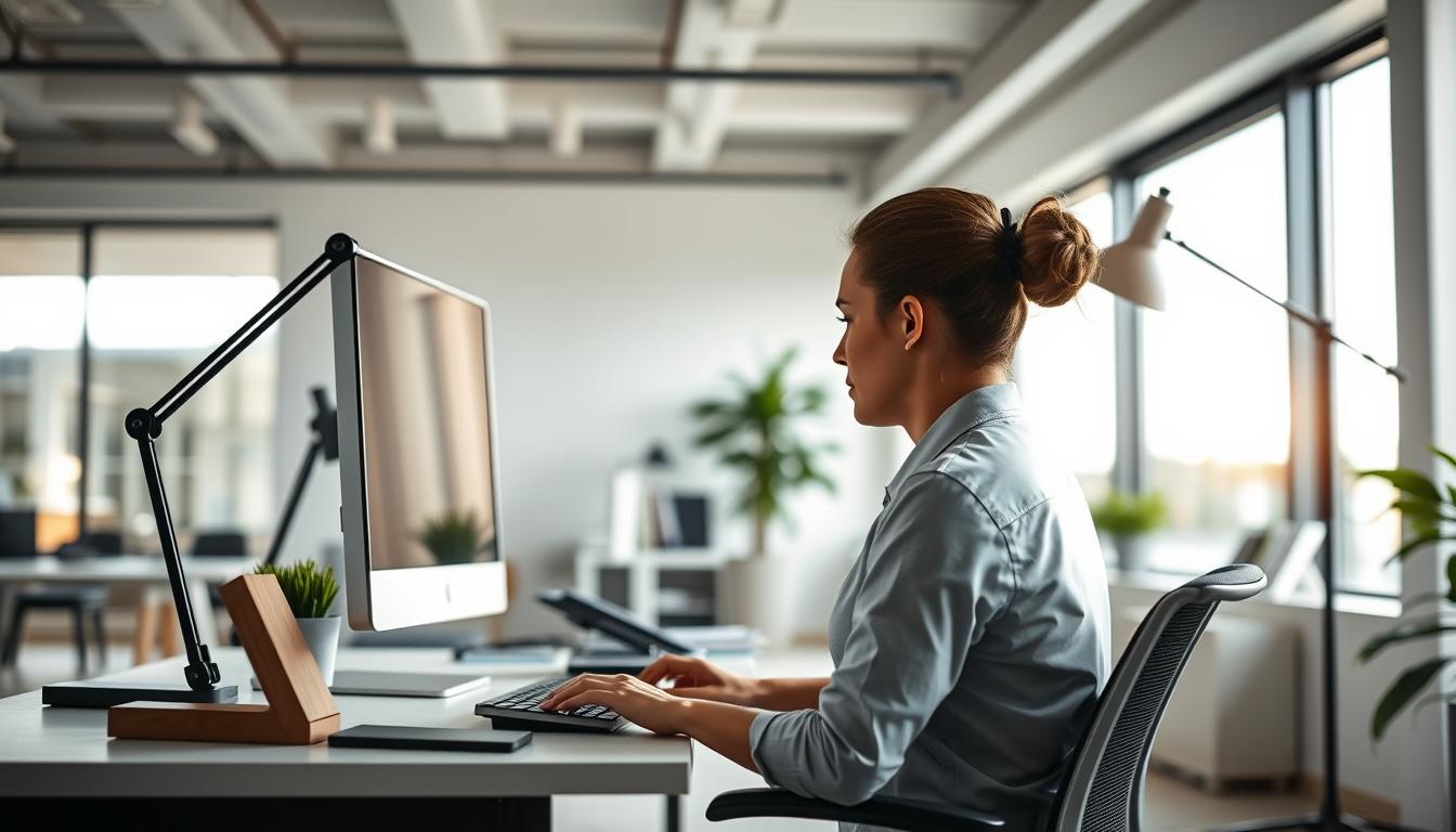 office ergonomics neck pain prevention